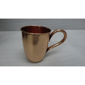 Tazas de cobre puro clásicas elegantes, tazas simples modernas de cobre puro para bebidas de limón en el lateral de la playa - Product Image 1