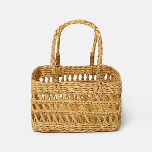 Bolsos de mano ajustables para mujer, de jacinto de agua, con logotipo personalizado, hechos a mano, venta al por mayor - Product Image 4