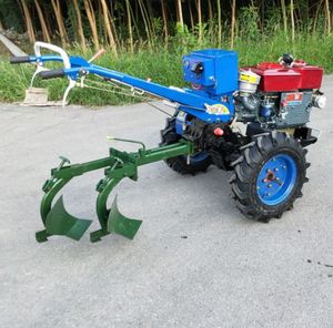 Granja Mini diesel Motocultor Power Tiller Dos ruedas Mini Tractor de mano para caminar Precios para la venta Producto - Product Image 3