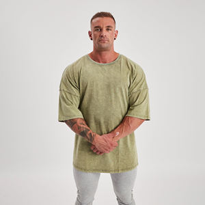 T-shirt vintage surdimensionné pour homme personnalisable, 250 g/m², délavé à l'acide, séchage rapide, léger, 100 % coton, motif imprimé de haute qualité - Product Image 4