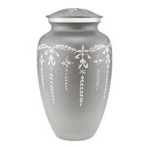 Adult Metal Cremation Urn for Human Ashes | Lightweight Metal Funeral Urn - Product Image 1