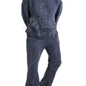 Men's Plus Size Acid Wash Tracksuits Latest Style Light <b>Weight</b> Solid Pattern Sets Breathable and Eco-Friendly Online <b>Sale</b> - Product Image 6