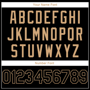 Custom Black <b>Gold</b> Sublimation Winter <b>Hoodie</b> Personalized Team Name Number Pullover Sweatshirt Sportswear Training <b>Gym</b> Streetwear - Product Image 5