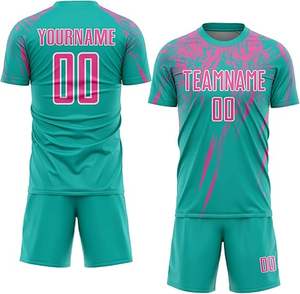 Conjunto de uniforme de fútbol profesional para niños, nuevo diseño, 100% poliéster, calidad superior e inferior de Color sólido, servicio OEM disponible - Product Image 1