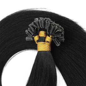 ต่อผมแบบเคราติน I-Tip ยาว 22 นิ้ว สีดำสนิท 1B ผมแท้รัสเซีย Remy Virgin - Product Image 6