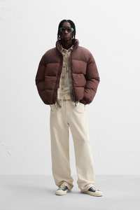 แจ็กเก็ตขนปุยหนังสำหรับผู้ชายเสื้อแจ็กเก็ตแบบฟิวชั่นแบบรวดเร็วน้ำหนักเบาระบายอากาศเป็นมิตรกับสิ่งแวดล้อม - Product Image 2