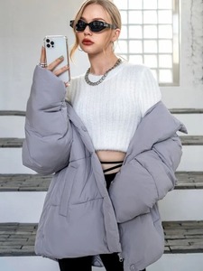 Chaqueta acolchada de mujer superventas de calidad superior, ropa de moda, chaqueta de burbuja impermeable cálida para Invierno para mujer - Product Image 3