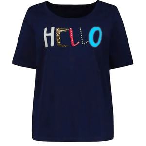 Camiseta de manga corta para mujer, camisa de 100% cm - Product Image 3