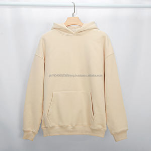 Ensemble de vêtements à capuche en coton lourd pour hommes, logo OEM personnalisé, motif uni d'hiver, ensemble de sweat-shirts vierges en gros - Product Image 2