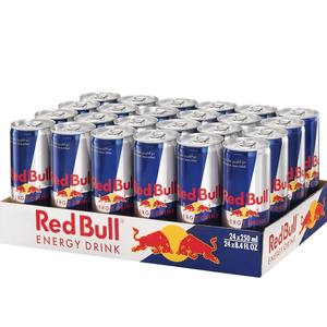 Achetez Red Bull en pack de 24 canettes de 250 ml, goût original, boisson énergisante avec une saveur de renommée mondiale et une formule énergétique premium - Product Image 2