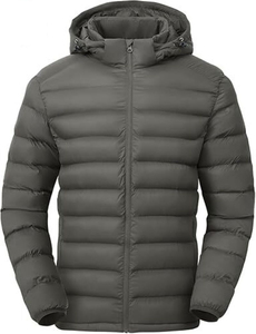 Abrigo de invierno de alta calidad para hombre, chaqueta ligera con capucha, chaqueta acolchada gruesa de burbujas para hombre - Product Image 4