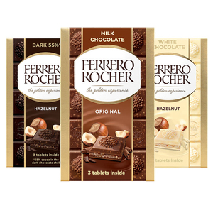 Pour Ferrero Rocher tablette nouvel emballage en feuille d'or massif croustillant composé boule de chocolat Biscuit bonbons chocolat doux emballé en vrac - Product Image 6