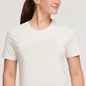 Camiseta de rendimiento para mujer para uso diario-Mezcla de algodón transpirable duradera Ajuste a medida Adecuado para uso informal o de fitness - Product Image 5