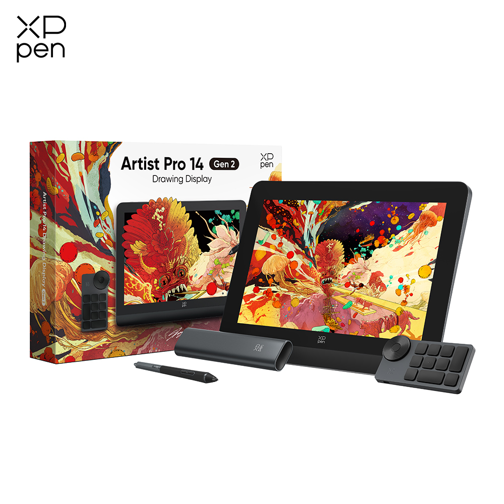 XP-PEN Artist Pro 14 Gen 2 - Versatile Digital Drawing Tablet