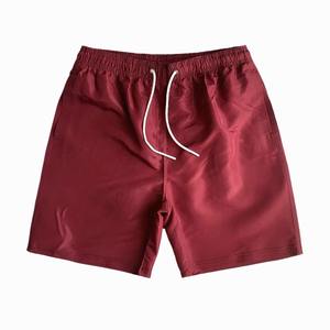 Approvisionnement d'usine imperméable couleurs unies hommes Shorts de plage doublure en maille natation surf planche Shorts séchage rapide genou longueur troncs - Product Image 2