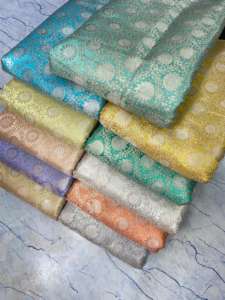 Tejido Jacquard de brocado contemporáneo para prendas modernas e interiores decorativos Disponible a granel y personalizado - Product Image 4