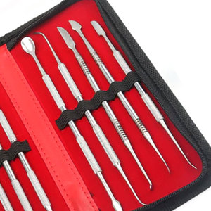 Juego de 10 Herramientas de Acero Inoxidable para Tallar Cera en Laboratorio Dental, para Modelar Arcilla Manualmente - Product Image 4