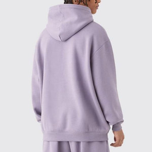 Customizable Winter Casual Regular Men's <b>Maternity</b> Hooded Tracksuit Set Premium Cotton <b>Hoodie</b> and Jogger Pants Solid Color - Product Image 5