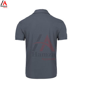 Camiseta de Golf Transpirable de Lona Sólida de Alta Calidad al por Mayor, Logotipo Personalizado, Talla Grande para Hombre - Product Image 5