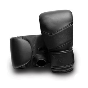 Gants de boxe en cuir de couleur personnalisée MMA Sanda Gants de combat professionnels avec évacuation de l'humidité - Product Image 2