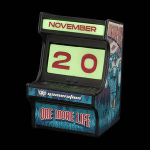 Gameration One More Life Perpetual 3D Calendar Arcade ประสบการณ์การเล่นเกมที่ทนทานและมีปฏิสัมพันธ์ได้ - Product Image 3