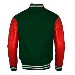 Chaquetas Bomber de Béisbol Unisex, Cómodas, Diseño de Logotipo Bordado de Moda OEM, Chaquetas Letterman al por Mayor - Product Image 2