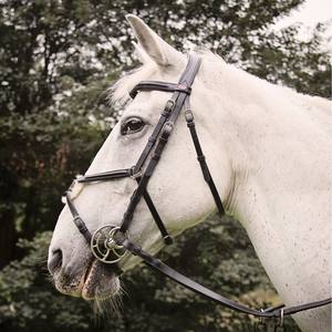 Mexican Bridle es una brida totalmente ajustable con banda elevada y nasal para proporcionar un mejor ajuste al caballo - Product Image 1