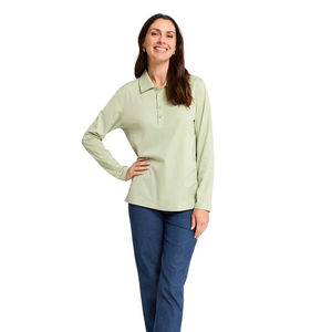 Camisetas Polo para Mujer, Diseño Popular 2025, Venta al por Mayor, Personalizables, Manga Larga, Lisas, Perfectas para Todas las Temporadas - Product Image 2