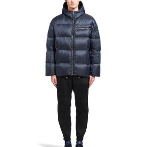 100% Winter Down Puffer Coat Men Puffer <b>Jacket</b> For Men High Street Style Canvas Front Logo <b>Packable</b> Lightweight - Product Image 2