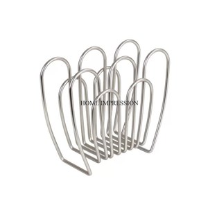 Farmhouse Table <b>Napkin</b> Holder Stainless Steel Made <b>Silver</b> Ware Decorative Party ware <b>Napkin</b> Holder For Regular Use Household - Product Image 4