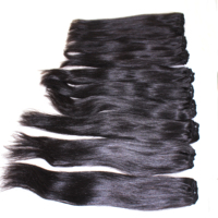 Ekstensi Rambut Remy Vietnam Super Double Drawn Grosir, Lurus Keriting Alami, Mentah Tanpa Proses, Virgin Human Hair