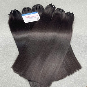 เครื่องยืดผมตรงกระดูกสีดำธรรมชาติแบบสั้นความยาวของเส้นผมเวียดนาม - Product Image 6