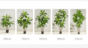 Planta <span class=keywords><strong>Artificial</strong></span> en Maceta Desmontada con Relieve, Bonsái Grande para Decoración de Interiores - Product Image 2
