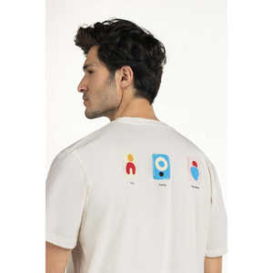 เสื้อยืด Relax Fit ผ้าฝ้ายออร์แกนิค 100% พิมพ์ลายเจอร์ซีย์ รุ่น MN-TS-SS25-343 ผ้าฝ้ายอัดแน่น/ใยไผ่ รับชำระเงินแบบ TT - Product Image 1