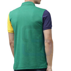 Nuevo diseño de camisetas polo de gran tamaño para hombre 100% algodón cuello redondo de secado rápido y patrón estampado ligero hecho en Pakistán - Product Image 2