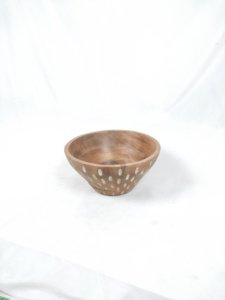 Bol en bois artisanal naturel fait à la main, bols de service en provenance d'Inde, en vente en gros, produits de cuisine - Product Image 2