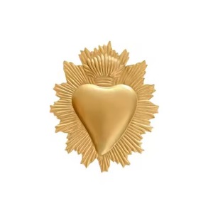 Metal Sagrado Corazón Sunburst Colgante Sagrado Corazón para Iglesia Hogar Pared Decorativo Católico Regalo y Decoración - Product Image 1