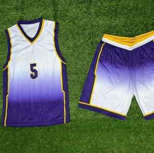 Uniforme de basket-ball personnalisé unisexe haute qualité séchage rapide respirant grande taille avec logo personnalisé pour adultes - Product Image 1