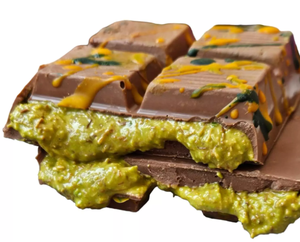 Dubai ช็อกโกแลตบาร์ pistachio kataifi ไวรัสดูไบช็อกโกแลตกับ knafeh และครีมพิสตาชิโอ - Product Image 2