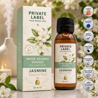 Essence de parfum soluble dans l'eau à la jasmin, marque privée, 50 ml, OEM |   Humidificateur et diffuseur d'arômes |   Espagne UE
