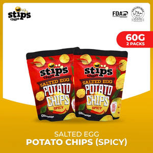 ชิปของเค็มมันฝรั่งทอดรสเผ็ด60กรัม2ชิ้นชิป - Product Image 2