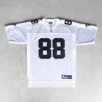 Maillot de football américain rétro personnalisé en gros, imprimé numériquement, respirant, coupe oversize courte, grande taille, pour adultes