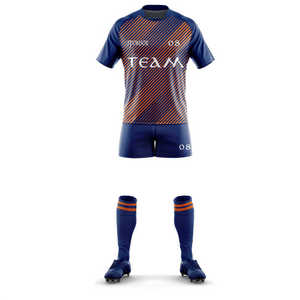 Camiseta de Rugby personalizada de alta calidad y bajo MOQ, ropa deportiva de diseño gratuito, conjunto de servicio OEM para adultos, camiseta de fútbol americano personalizada - Product Image 5