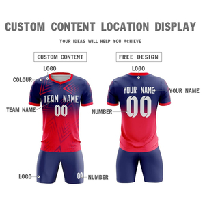 Camiseta de fútbol Conjuntos de uniformes de fútbol para hombres Ropa de portero de baloncesto y fútbol personalizable con logotipo y nombre impresos - Product Image 3