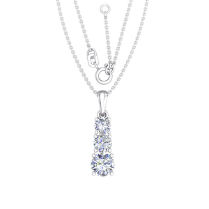 Collar de Mujer de Oro Amarillo de 9K con Diamante Blanco Cultivado en Laboratorio de Alta Calidad, 1.8 Quilates, Claridad EF, Certificado IGI, para Fiesta de Compromiso - Product Image 4