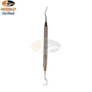 Juego de Instrumentos de Diagnóstico Dental de Acero Inoxidable Manual de Alta Calidad, Recubrimiento de Plasma Dorado, Examen Bucal Básico Profesional - Product Image 6