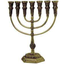 Silver Aluminium Menorah for Christmas Elegant and Durable Hanukkah Candelabrum - Product Image 2