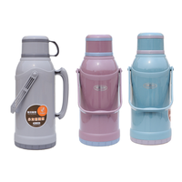 Termo de Plástico Moderno SST039, Botella Aislada de Gran Capacidad con Interior de Vidrio, Apta para Dormitorios Estudiantiles