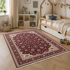 Tapis traditionnel lavable Saruk Garnet RW3059 de Rug Weavers, chenille lavable, 10 tailles, vente en gros et dropshipping - Product Image 6