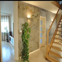 Revêtement mural extérieur en pierre naturelle flexible OEM, panneau décoratif, carrelage souple pour extérieur, ardoise, certifié CE, garantie 5 ans